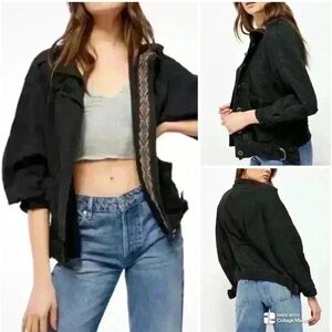 Free People linen Jayde Safari jacket